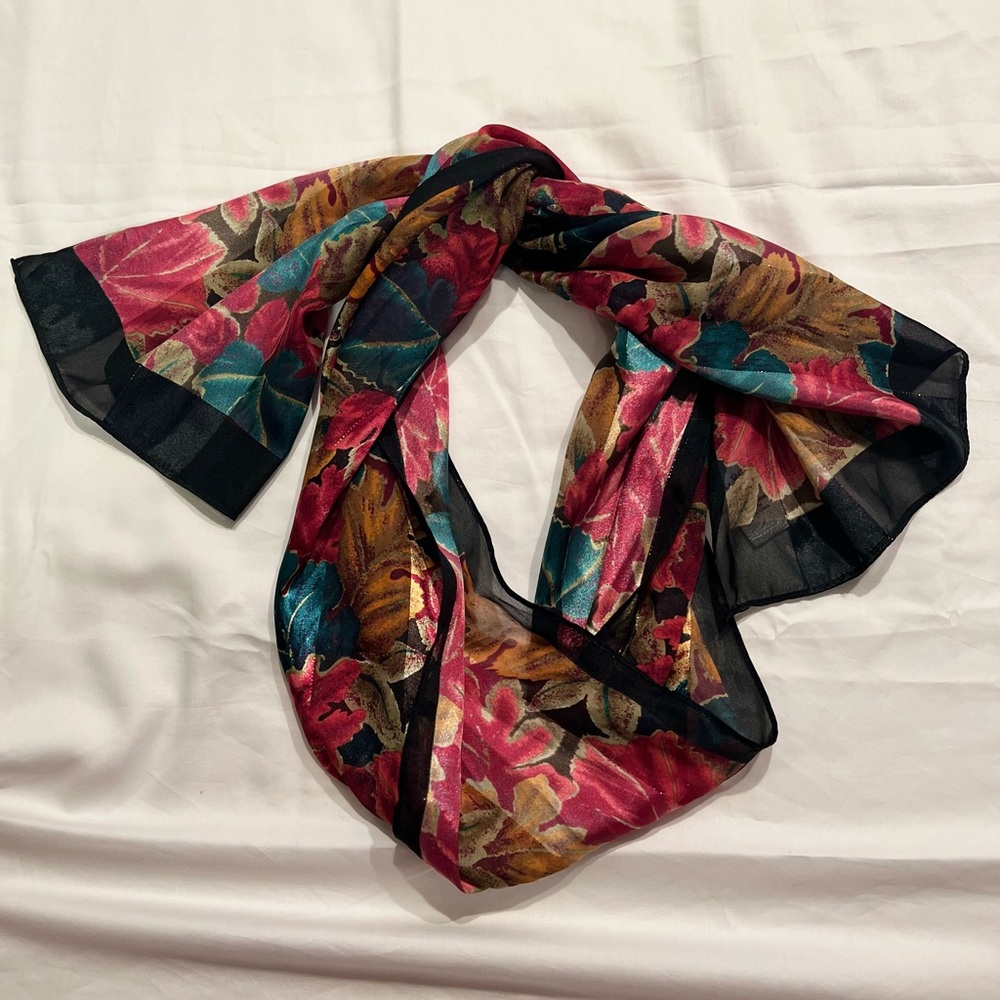 Floral Multicolor Scarf